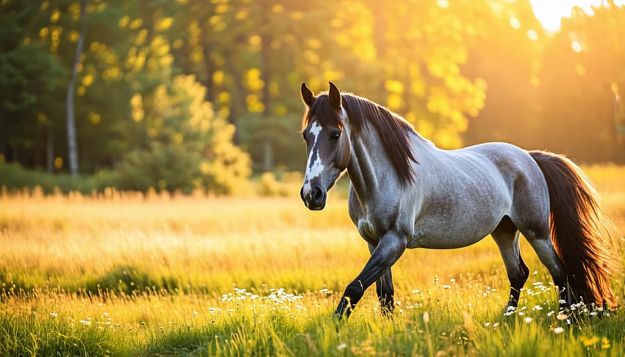 A group attending an educational workshop on rare horse breeds organized by Rare Breeds Canada